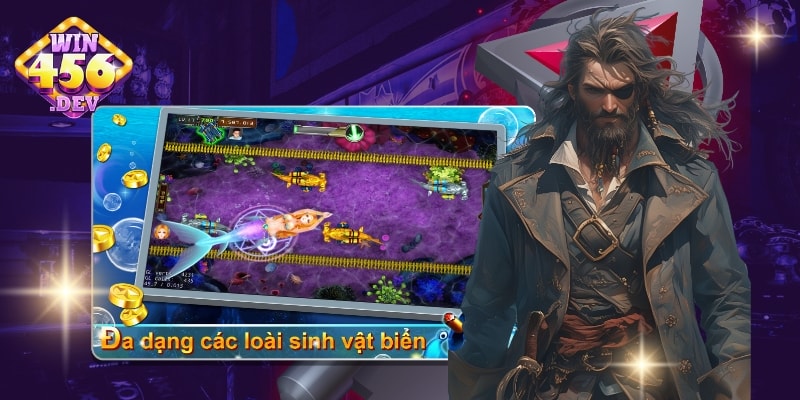 Các tựa game bắn cá đổi thưởng có mặt tại nhà cái Win456